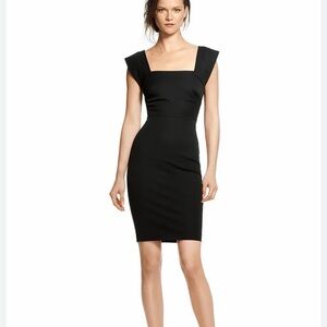 Banana Republic Elegant Black Mini Dress